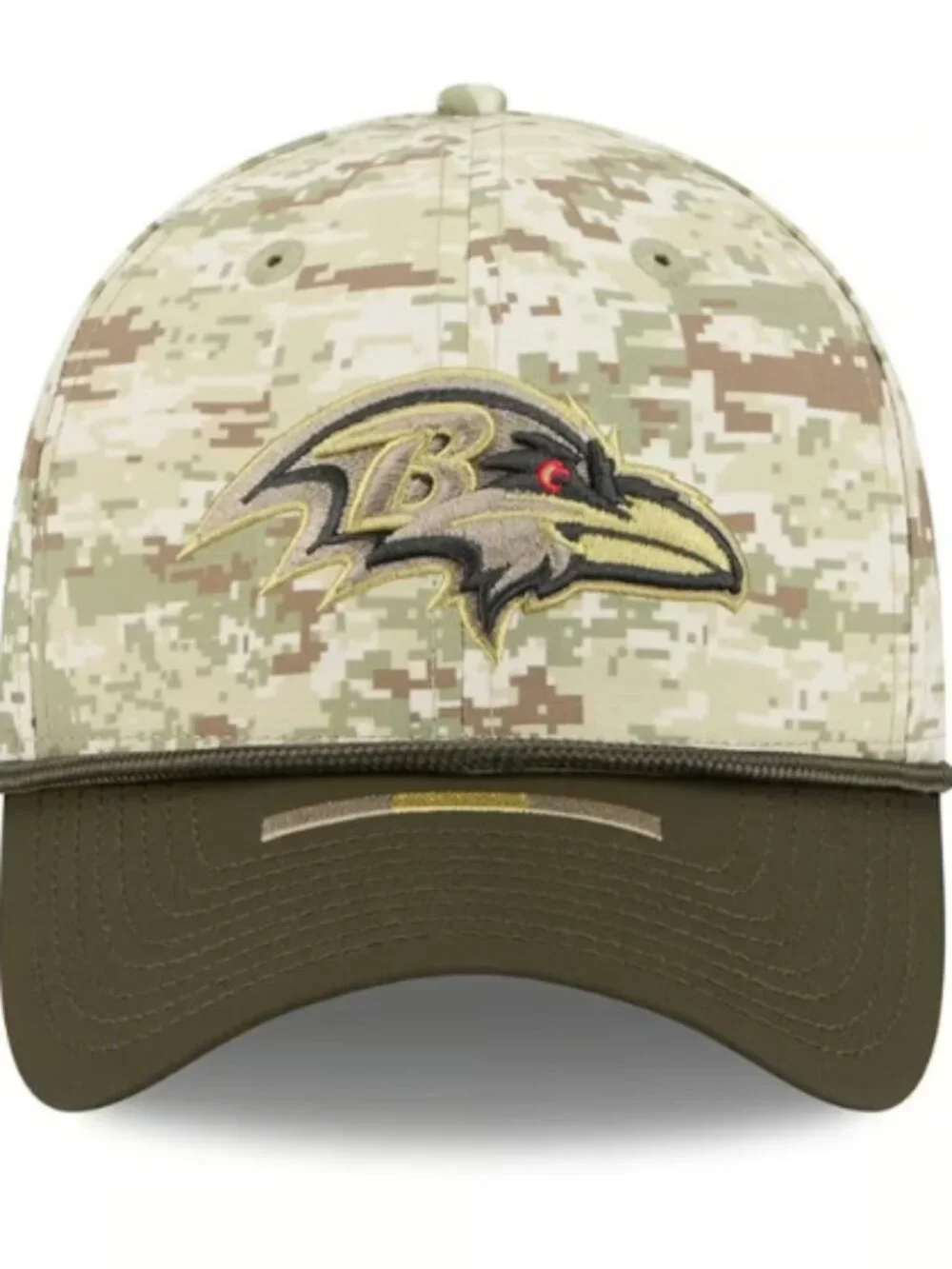 Baltimore Ravens New Era Camo Salute to Service 39THIRTY Flex Hat, L/XL